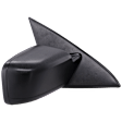Passenger Side Mirror, Power Adjust, Non-Folding, Heated, Textured Black, No Signal Light, No Memory, With Puddle Light, No Auto-Dimming, With Blind Spot Glass