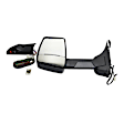 4-bolt mount, Driver Side Towing Mirror, Power Adjust, Heated, Manual Folding, Textured Black, No Signal Light, No Memory, No Puddle Light, No Auto-Dimming, No Blind Spot Feature