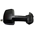 4-bolt mount, Passenger Side Towing Mirror, Power Adjust, Heated, Manual Folding, Textured Black, No Signal Light, No Memory, No Puddle Light, No Auto-Dimming, No Blind Spot Feature