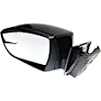 Driver Side Mirror, Power Adjust, Manual Folding, Non-Heated, Paintable, In-housing Signal Light, No Memory, No Puddle Light, No Auto-Dimming, With Blind Spot Glass