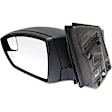 Driver Side Mirror, Power Adjust, Manual Folding, Heated, Textured Black, No Signal Light, No Memory, No Puddle Light, No Auto-Dimming, No Blind Spot Feature