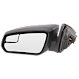 Driver Side Mirror, Power Adjust, Non-Heated, Non-Folding, With 1 Paintable and 1 Textured Black Cap, No Signal Light, No Memory, No Puddle Light, No Auto-Dim, With Blind Spot Glass