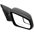 Passenger Side Mirror, Power Adjust, Non-Folding, Non-Heated, With 1 Paintable and 1 Textured Black Cap, No Signal Light, No Memory, No Puddle Light and Auto-Dim, With Blind Spot Glass