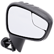 Passenger Side Mirror, Power Adjust, Manual Folding, Non-Heated, Paintable, No Signal Light, No Memory, No Puddle Light, No Auto-Dimming, With Blind Spot Glass