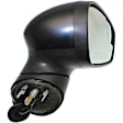 Passenger Side Mirror, Power Adjust, Manual Folding, Heated, Paintable, In-housing Signal Light, No Memory, No Puddle Light, No Auto-Dimming, With Blind Spot Glass