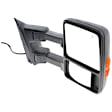 Passenger Side Towing Mirror, Power Adjust, Heated, Power Folding, With 1 Chrome and 1 Paintable Cap, In-housing Signal Light, No Memory, No Puddle Light, No Auto-Dim, With Blind Spot Glass