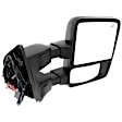 Passenger Side Towing Mirror, Power Adjust, Heated, Power Folding, With 1 Chrome and 1 Paintable Cap, In-housing Signal Light, With Memory, No Puddle Light, No Auto-Dim, With Blind Spot Glass