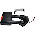 Passenger Side Towing Mirror, Power Adjust, Heated, Power Folding, With 1 Chrome and 1 Paintable Cap, In-housing Signal Light, With Memory, No Puddle Light, No Auto-Dimming, No Blind Spot Feature