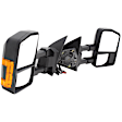 2016 Ford F-250 Super Duty - Driver and Passenger Side Towing Mirror, Manual Adjust, Heated, Textured Black, Manual Folding, In-housing Signal Light, No Blind Spot Feature, No Memory, No Puddle Light, No Auto-Dim, Crew Cab Pickup