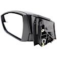 2018 Ford Focus - Driver Side Mirror, Power Adjust, Non-Heated, Paintable, Manual Folding, In-housing Signal Light, With Blind Spot Glass, No Memory, No Puddle Light, No Auto-Dimming