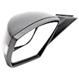 2018 Ford Focus - Driver Side Mirror, Power Adjust, Non-Heated, Paintable, Manual Folding, In-housing Signal Light, With Blind Spot Glass, No Memory, No Puddle Light, No Auto-Dimming
