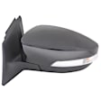 2018 Ford Focus - Driver Side Mirror, Power Adjust, Non-Heated, Paintable, Manual Folding, In-housing Signal Light, With Blind Spot Glass, No Memory, No Puddle Light, No Auto-Dimming