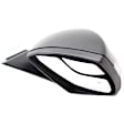 Passenger Side Mirror, Power Adjust, Manual Folding, Heated, Paintable, In-housing Signal Light, No Memory, With Puddle Light, No Auto-Dimming, With Blind Spot Glass