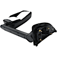 Driver Side Towing Mirror, Manual Adjust, Non-Heated, Manual Folding, Paintable, No Signal Light, No Memory, No Puddle Light, No Auto-Dim, With Blind Spot Glass