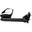 Driver Side Towing Mirror, Manual Adjust, Non-Heated, Manual Folding, Paintable, No Signal Light, No Memory, No Puddle Light, No Auto-Dim, With Blind Spot Glass