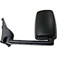 Driver Side Towing Mirror, Manual Adjust, Non-Heated, Manual Folding, Paintable, No Signal Light, No Memory, No Puddle Light, No Auto-Dim, With Blind Spot Glass