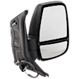 Passenger Side Mirror, Power Adjust, Non-Heated, Manual Folding, Textured Black, No Signal Light, No Memory, No Puddle Light, No Auto-Dim, No Blind Spot Feature