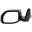 2023 Ford Bronco Sport - Driver Side Mirror, Power Adjust, Non-Heated, Textured Black, Manual Folding, No Signal Light, With Blind Spot Detection in Glass, No Memory, No Puddle Light, No Auto-Dim