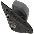 2022 Ford Maverick - Driver Side Mirror, Power Adjust, Non-Heated, Textured Black, Manual Folding, No Signal Light, With Blind Spot Glass, No Memory, No Puddle Light, No Auto-Dim