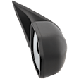 Passenger Side Mirror, Power Adjust, Non-Heated, Manual Folding, Textured Black, No Signal Light, No Memory, No Puddle Light, No Auto-Dim, With Blind Spot Glass