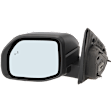 Driver Side Mirror, Power Adjust, Non-Heated, Manual Folding, Textured Black, No Signal Light, No Memory, No Puddle Light, No Auto-Dim, With Blind Spot Detection in Glass
