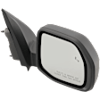 2023 Ford Maverick - Passenger Side Mirror, Power Adjust, Non-Heated, Textured Black, Manual Folding, No Signal Light, With Blind Spot Detection in Glass, No Memory, No Puddle Light, No Auto-Dimming