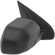 2023 Ford Maverick - Passenger Side Mirror, Power Adjust, Non-Heated, Textured Black, Manual Folding, No Signal Light, With Blind Spot Detection in Glass, No Memory, No Puddle Light, No Auto-Dimming