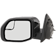 Driver Side Mirror, Power Adjust, Heated, Manual Folding, Paintable, No Signal Light, No Memory, No Puddle Light, No Auto-Dim, With Blind Spot Glass