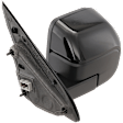 Driver Side Mirror, Power Adjust, Heated, Manual Folding, Paintable, No Signal Light, No Memory, No Puddle Light, No Auto-Dim, With Blind Spot Glass