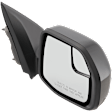 Passenger Side Mirror, Power Adjust, Heated, Manual Folding, Paintable, No Signal Light, No Memory, No Puddle Light, No Auto-Dim, With Blind Spot Glass