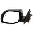 Driver Side Mirror, Power Adjust, Heated, Manual Folding, Paintable, No Signal Light, No Memory, No Puddle Light, No Auto-Dim, With Blind Spot Detection in Glass