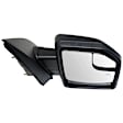 Passenger Side Mirror, Power Adjust, Heated, Power Folding, Paintable, In-housing Signal Light, With Memory, With Puddle Light, No Auto-Dim, With Blind Spot Glass