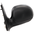 Driver Side Mirror, Non-Towing, Manual Adjust, Manual Folding, Non-Heated, Textured Black, No Signal Light, No Memory, No Puddle Light, No Auto-Dimming, No Blind Spot Feature