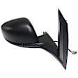 2021 Ford Transit Connect - Passenger Side Mirror, Power Adjust, Heated, Textured Black, Manual Folding, No Signal Light, With Blind Spot Glass, No Memory, No Puddle Light, No Auto-Dim