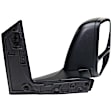 Passenger Side Towing Mirror, Manual Adjust, Manual Folding, Non-Heated, Textured Black, No Signal Light, No Memory, No Puddle Light, No Auto-Dimming, With Blind Spot Glass