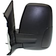 Driver Side Mirror, Power Adjust, Non-Heated, Manual Folding, Textured Black, No Signal Light, No Memory, No Puddle Light, No Auto-Dim, No Blind Spot Feature
