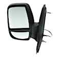 Driver Side Mirror, Power Adjust, Non-Heated, Manual Folding, Textured Black, No Signal Light, No Memory, No Puddle Light, No Auto-Dim, No Blind Spot Feature