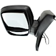 Driver Side Mirror, Power Adjust, Non-Heated, Manual Folding, Textured Black, No Signal Light, No Memory, No Puddle Light, No Auto-Dim, No Blind Spot Feature