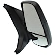 Passenger Side Mirror, Power Adjust, Non-Heated, Manual Folding, Textured Black, No Signal Light, No Memory, No Puddle Light, No Auto-Dim, No Blind Spot Feature