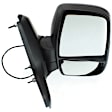 Passenger Side Mirror, Power Adjust, Non-Heated, Manual Folding, Textured Black, No Signal Light, No Memory, No Puddle Light, No Auto-Dim, No Blind Spot Feature