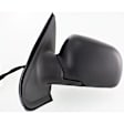 Driver Side Mirror, Power Adjust, Manual Folding, Heated, Textured Black, No Signal Light, No Memory, No Puddle Light, No Auto-Dimming, No Blind Spot Feature