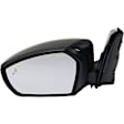 Driver Side Mirror, Power Adjust, Manual Folding, Heated, Paintable, In-housing Signal Light, With memory, With Puddle Light, No Auto-Dimming, With Blind Spot Detection in Glass