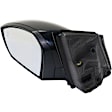 Driver Side Mirror, Power Adjust, Manual Folding, Heated, Paintable, In-housing Signal Light, With memory, With Puddle Light, No Auto-Dimming, With Blind Spot Detection in Glass