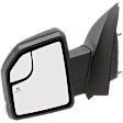 2019 Ford F-150 - Driver Side Mirror, Power Adjust, Heated, Paintable, Power Folding, In-housing Signal Light, With Blind Spot Glass, With Memory, With Puddle Light, No Auto-Dim, Extended Cab Pickup