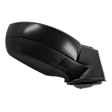 Passenger Side Mirror, Power Adjust, Manual Folding, Heated, Textured Black, No Signal Light, No Memory, No Puddle Light, No Auto-Dimming, No Blind Spot Feature
