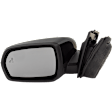 Driver Side Mirror, Power Adjust, Heated, Manual Folding, Paintable, In-housing Signal Light, With Memory, No Puddle Light, No Auto-Dim, With Blind Spot Detection in Glass