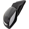 Driver Side Mirror, Power Adjust, Heated, Manual Folding, Paintable, In-housing Signal Light, With Memory, No Puddle Light, No Auto-Dim, With Blind Spot Detection in Glass