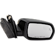 Passenger Side Mirror, Power Adjust, Heated, Manual Folding, Paintable, In-housing Signal Light, With Memory, No Puddle Light, No Auto-Dim, With Blind Spot Detection in Glass