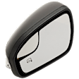 Driver Side Mirror, Power Adjust, Manual Folding, Heated, Paintable, In-housing Signal Light, With memory, With Puddle Light, No Auto-Dimming, No Blind Spot Feature