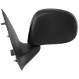 Driver Side Mirror, Non-Towing, Manual Adjust, Manual Folding, Non-Heated, Textured Black, No Signal Light, No Memory, No Puddle Light, No Auto-Dimming, No Blind Spot Feature
